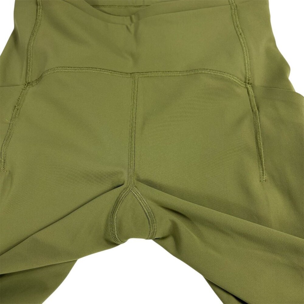 Lululemon Swift Speed High-Rise Crop 21" Leggings Size 4 Moss Green - Picture 7 of 15